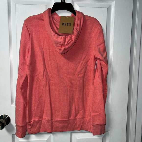 Glamour Kills Anchor hoodie sweatshirt pullover sweater fleece small coral warm - Picture 5 of 5